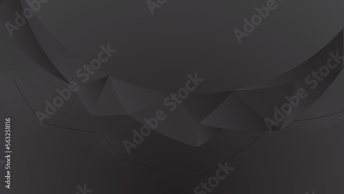 Abstract dark grey background. Classy greywebsite background. Charcoal grey color Abstract color Low-Polygones Generative Art background illustration.