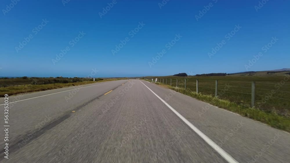 Big Sur Pacific Coast Highway Northbound 2 San Simeon to Ragged Point 02 Front View Multi Camera Eastbound Seal Driving Plate California USA Big Sur Pacific Coast Highway Northbound 2 San Simeon to Ragged Point 02 Front View Multi Camera Eastbound Seal Driving Plate California USA