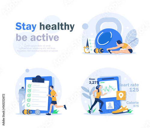 stretching exercise and yoga,Family workout and healthy lifestyle,Stay fit during lockdown
