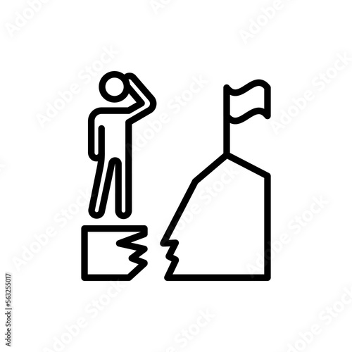 Challenge icon in vector. Logotype