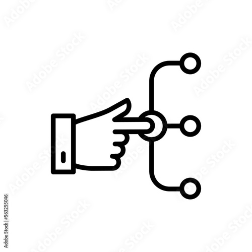 Recruiting Talents icon in vector. Logotype