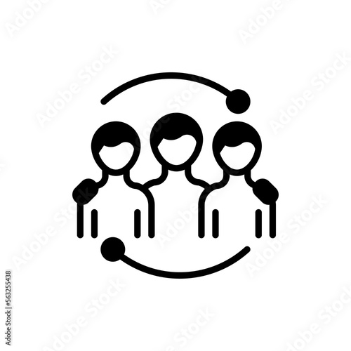 Community icon in vector. Logotype