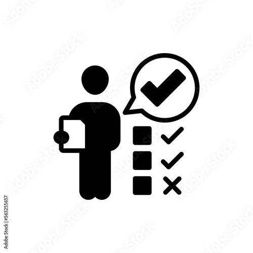 Accountability icon in vector. Logotype