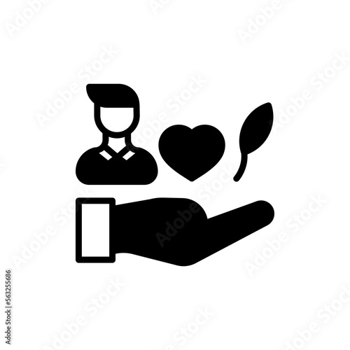 Humanity icon in vector. Logotype