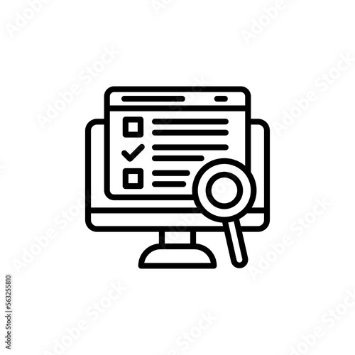 Usability icon in vector. Logotype