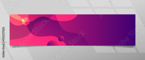 Gradation Wave Banner Design