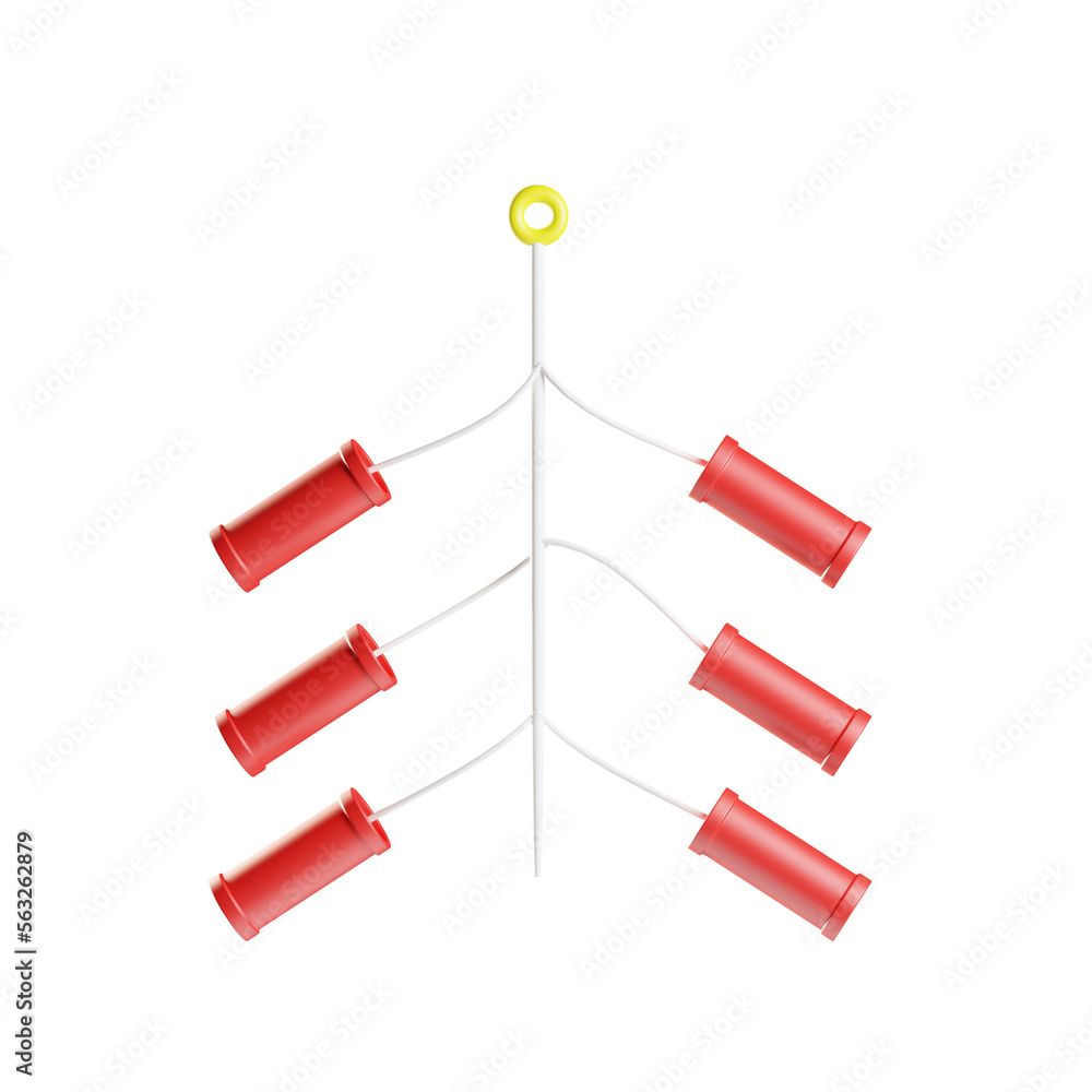 Firecracker 3D Illustration Firecracker 3D Illustration