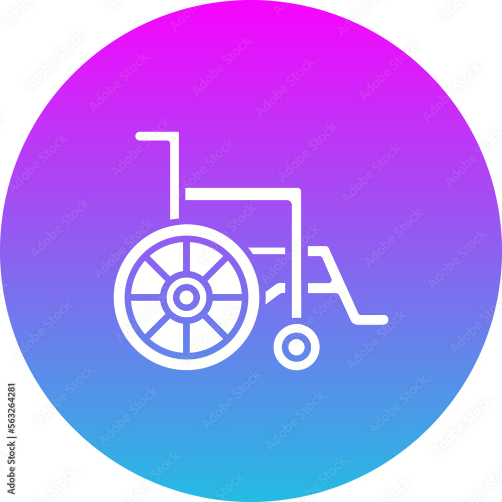 Wheel Chair Icon Wheel Chair Icon