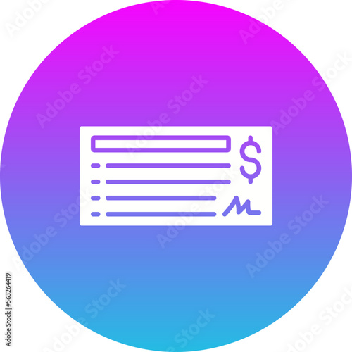 Cheque Icon