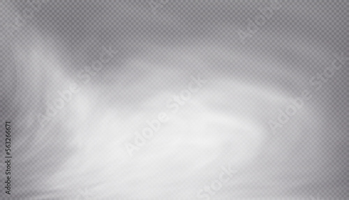 Translucent smoke isolated on a transparent background. Steam effect special effect. Vector texture of steam, fog, cloud, smoke.	
