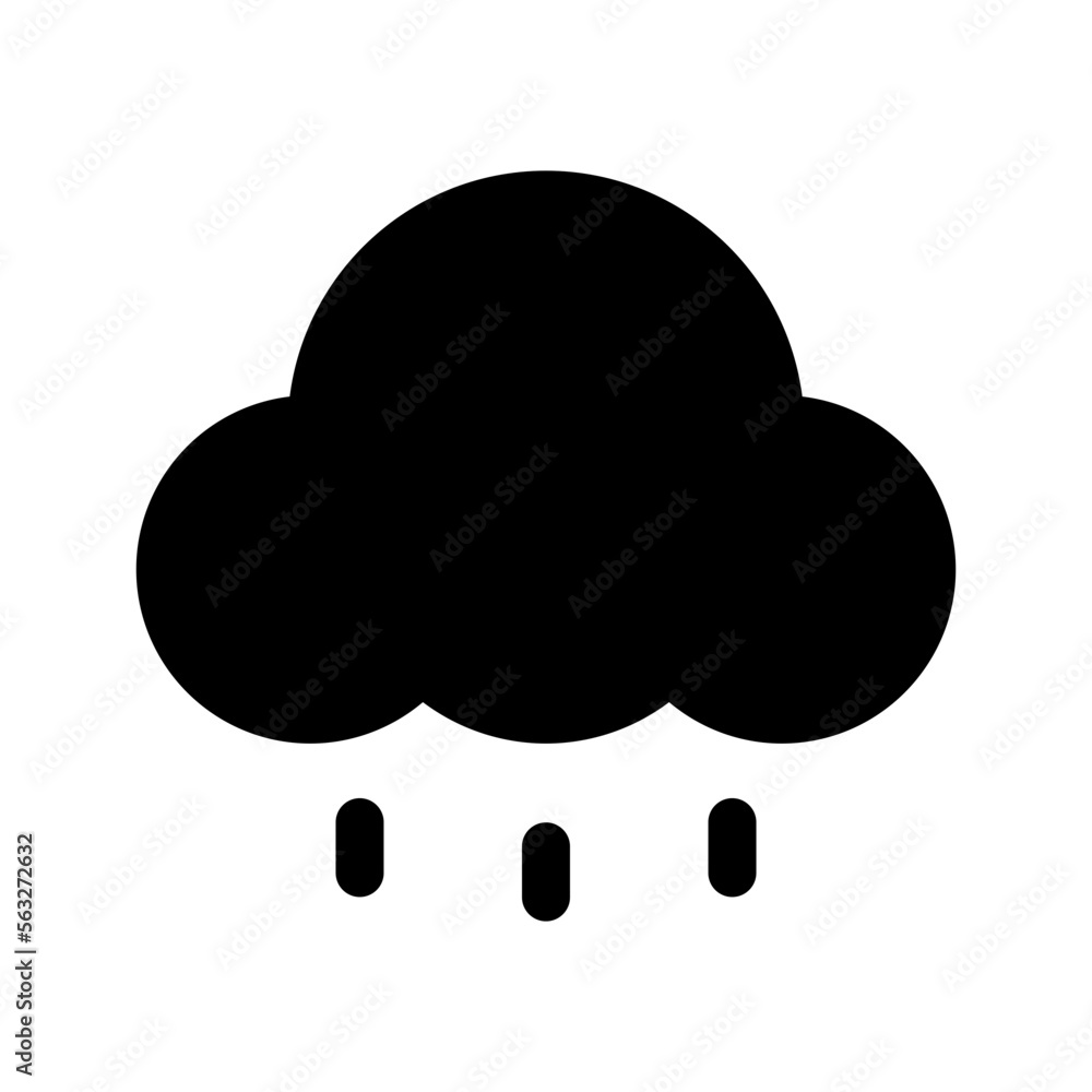 Rain Icon Vector Symbol Design Illustration Rain Icon Vector Symbol Design Illustration