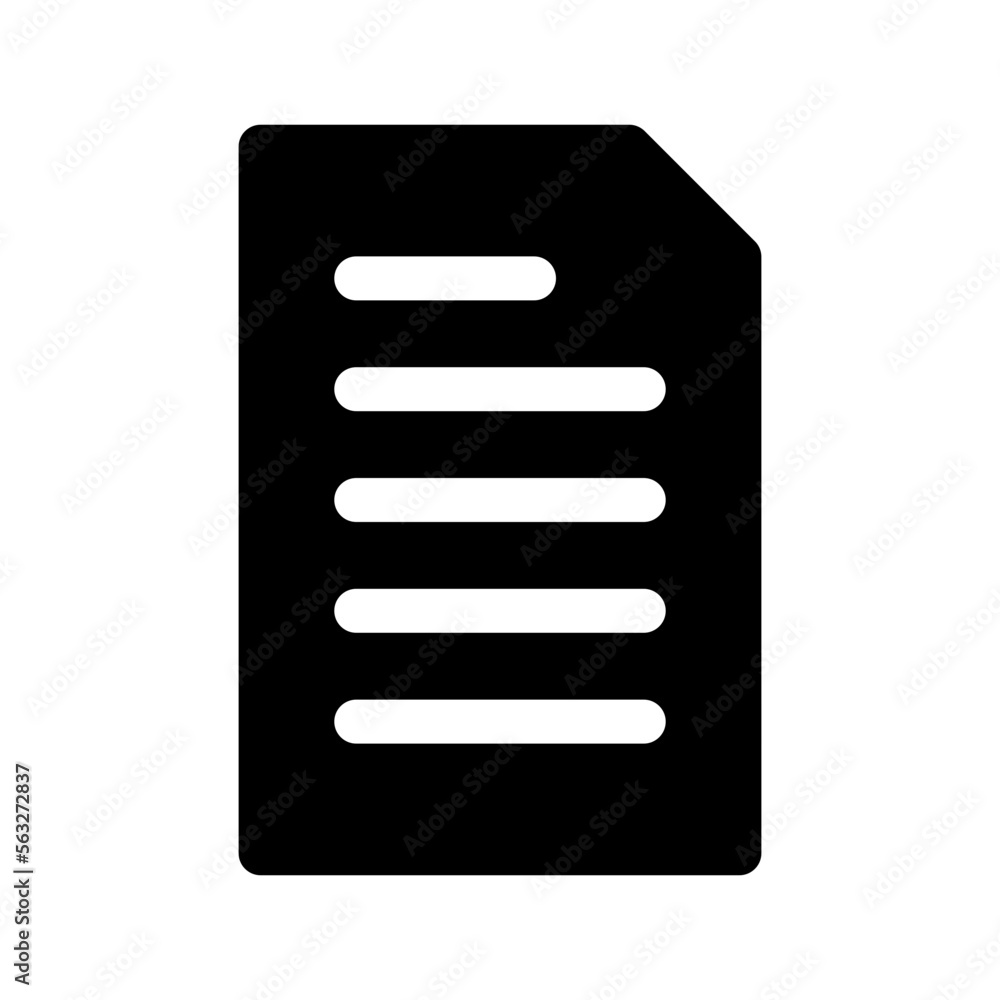 Document Icon Vector Symbol Design Illustration Document Icon Vector Symbol Design Illustration