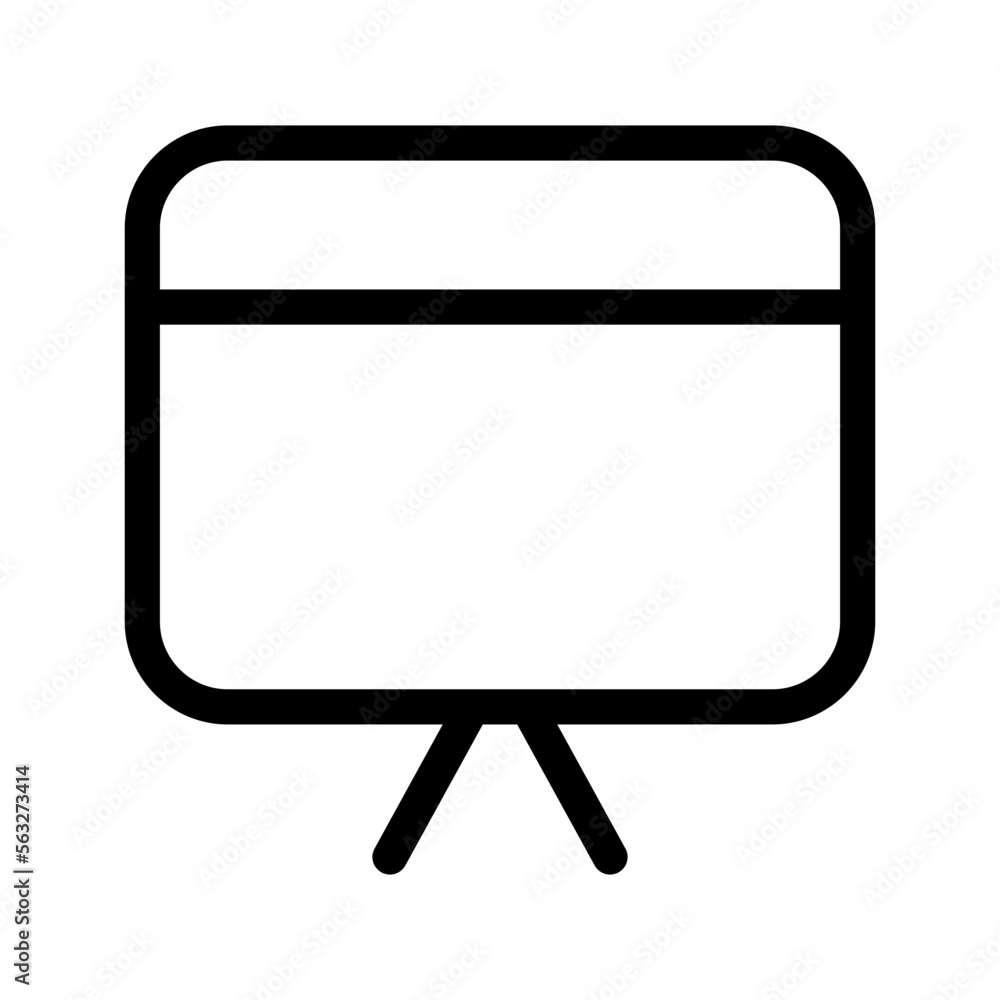 Whiteboard Icon Vector Symbol Design Illustration Whiteboard Icon Vector Symbol Design Illustration