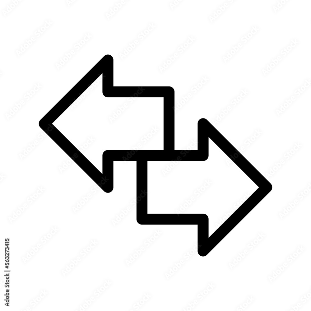 Exchange Icon Vector Symbol Design Illustration Exchange Icon Vector Symbol Design Illustration