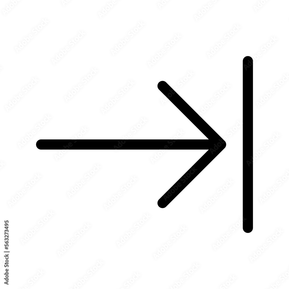 Right Arrow Icon Vector Symbol Design Illustration Right Arrow Icon Vector Symbol Design Illustration