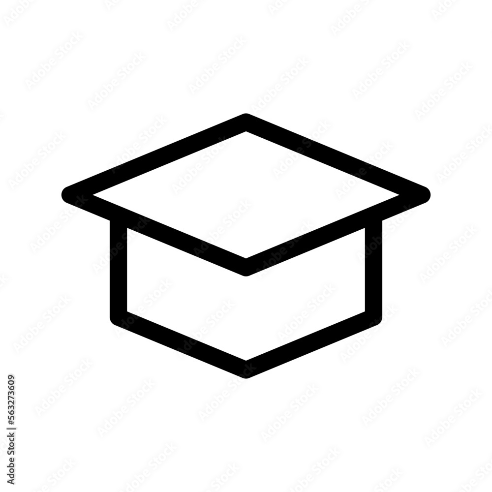 Graduation Cap Icon Vector Symbol Design Illustration Graduation Cap Icon Vector Symbol Design Illustration