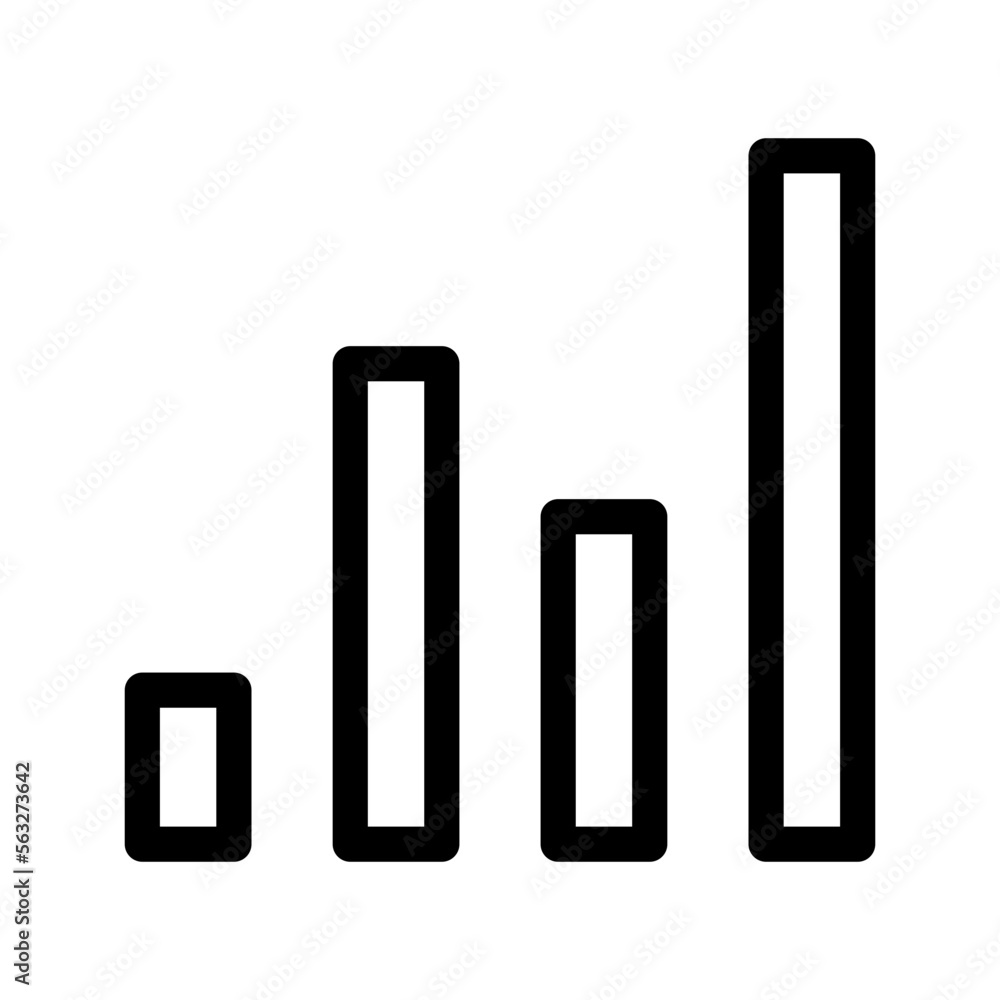 Chart Icon Vector Symbol Design Illustration Chart Icon Vector Symbol Design Illustration