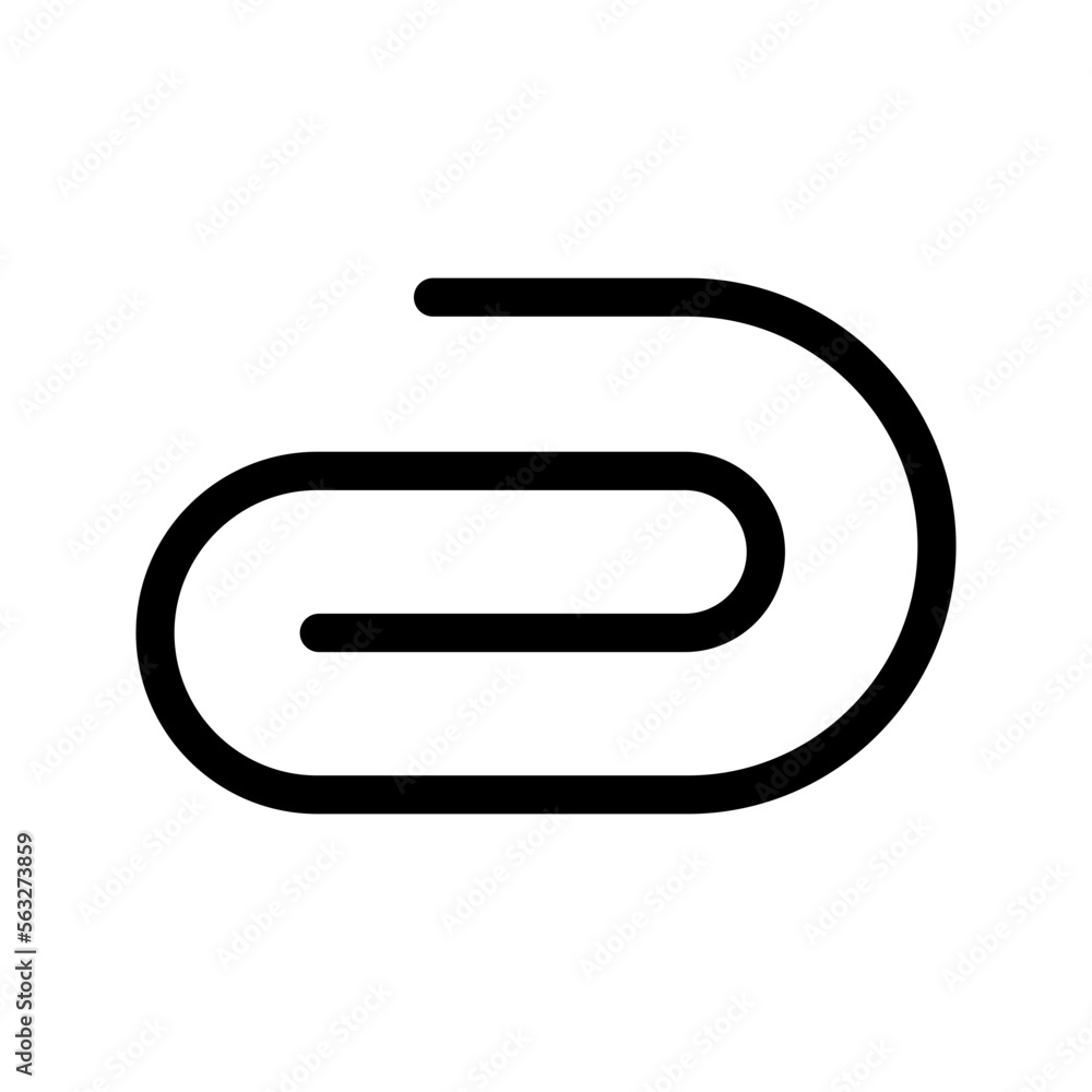 Paper Clip Icon Vector Symbol Design Illustration Paper Clip Icon Vector Symbol Design Illustration