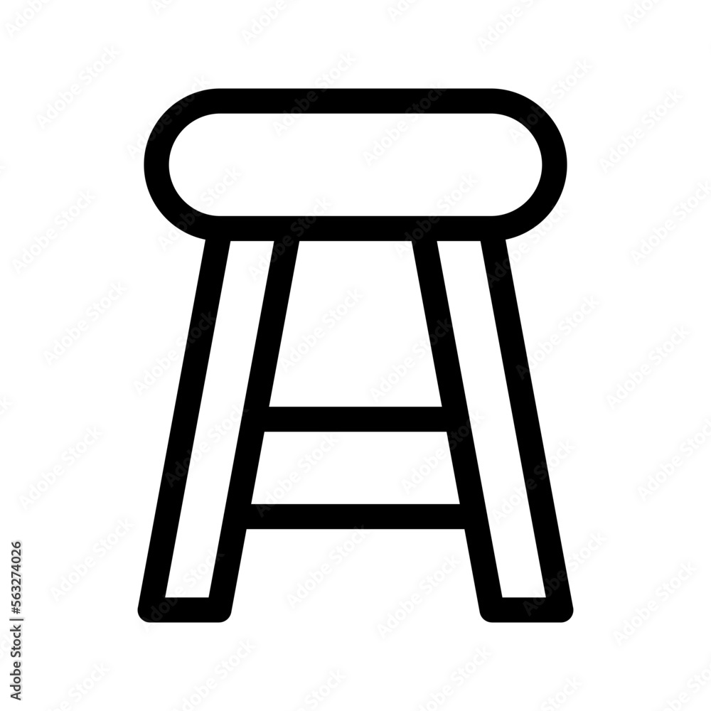 Chair Icon Vector Symbol Design Illustration Chair Icon Vector Symbol Design Illustration
