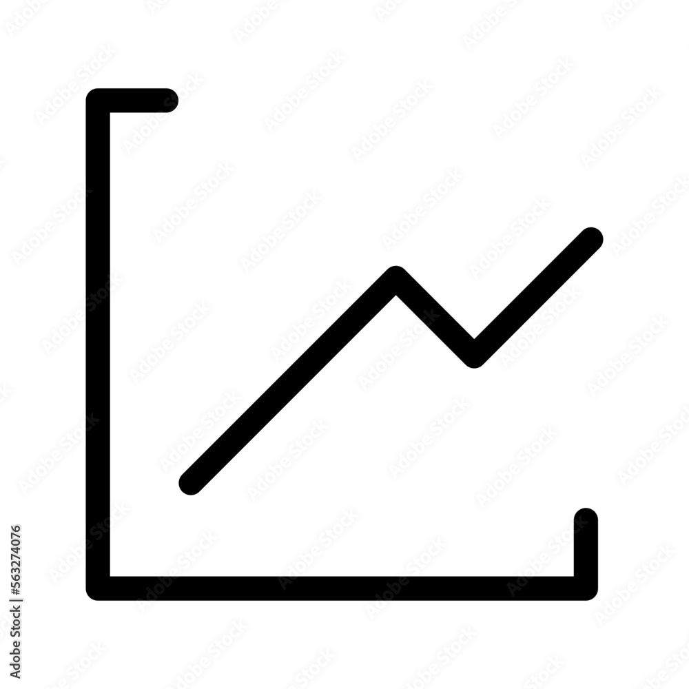 Chart Icon Vector Symbol Design Illustration Chart Icon Vector Symbol Design Illustration