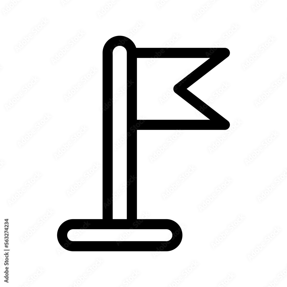 Flag Icon Vector Symbol Design Illustration Flag Icon Vector Symbol Design Illustration