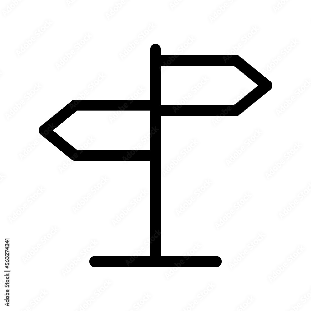 Road Sign Icon Vector Symbol Design Illustration Road Sign Icon Vector Symbol Design Illustration