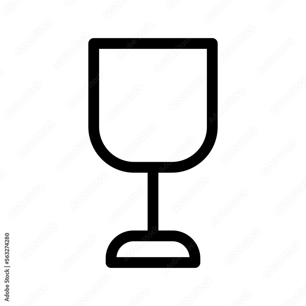 Drinking Glass Icon Vector Symbol Design Illustration Drinking Glass Icon Vector Symbol Design Illustration