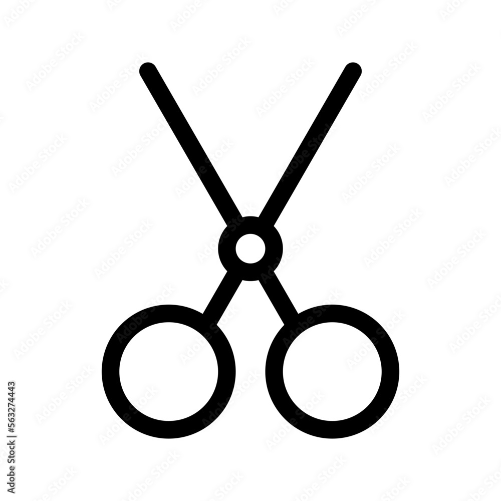 Scissor Icon Vector Symbol Design Illustration Scissor Icon Vector Symbol Design Illustration