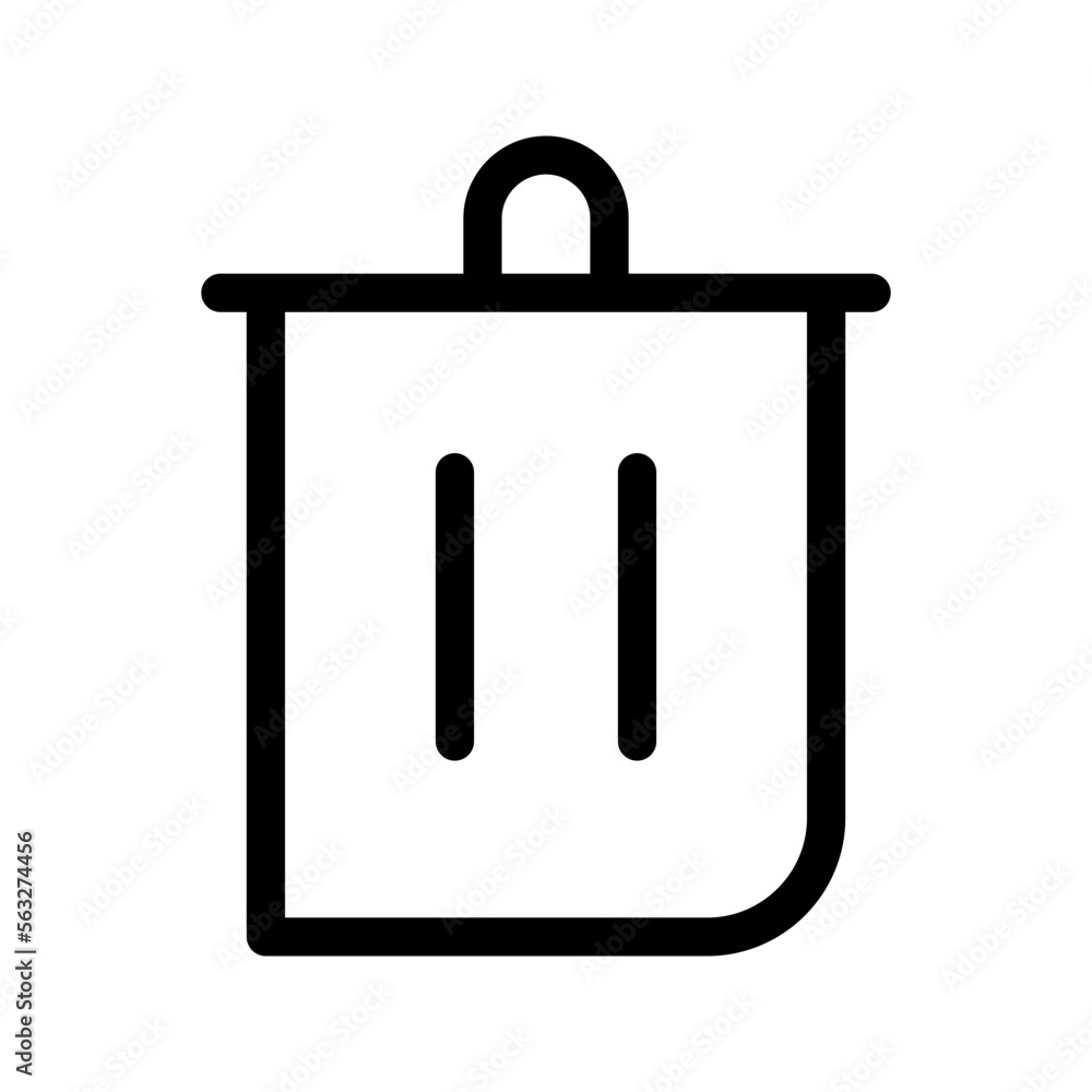 Trash Can Icon Vector Symbol Design Illustration Trash Can Icon Vector Symbol Design Illustration