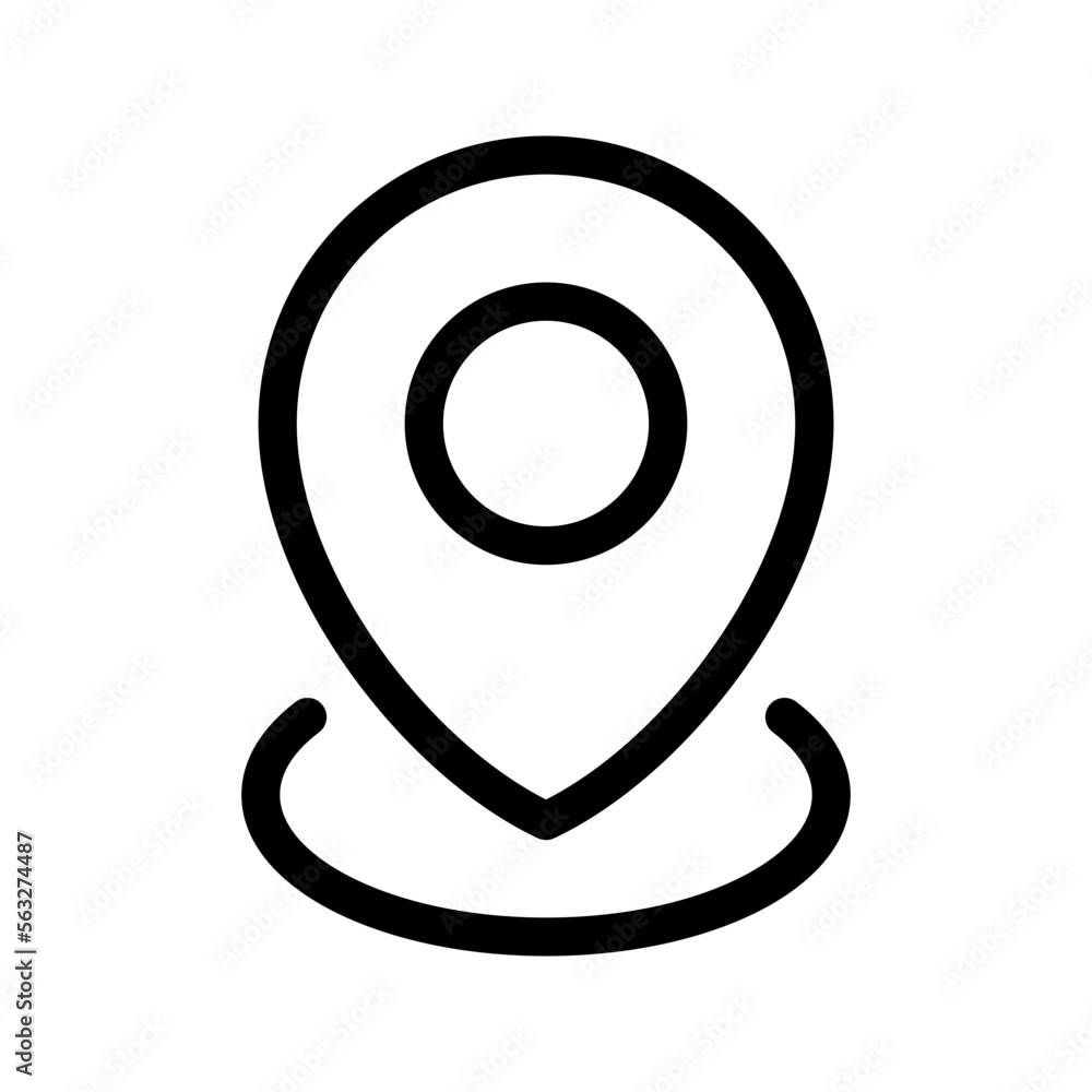 Location Pin Icon Vector Symbol Design Illustration Location Pin Icon Vector Symbol Design Illustration