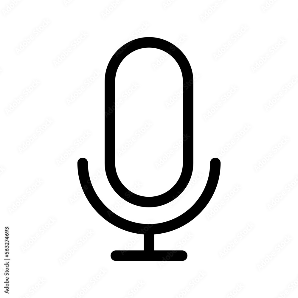 Microphone Icon Vector Symbol Design Illustration Microphone Icon Vector Symbol Design Illustration