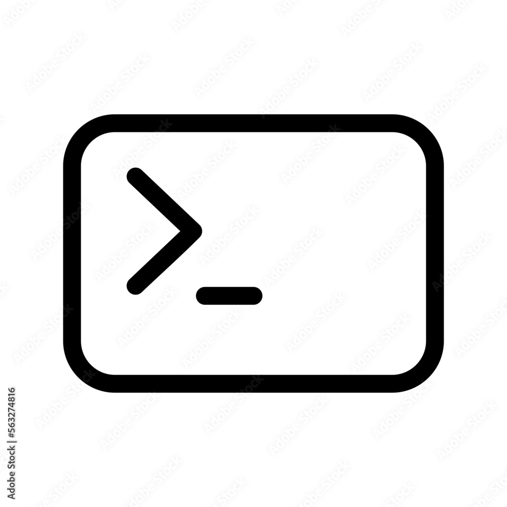 Command Line Icon Vector Symbol Design Illustration Command Line Icon Vector Symbol Design Illustration