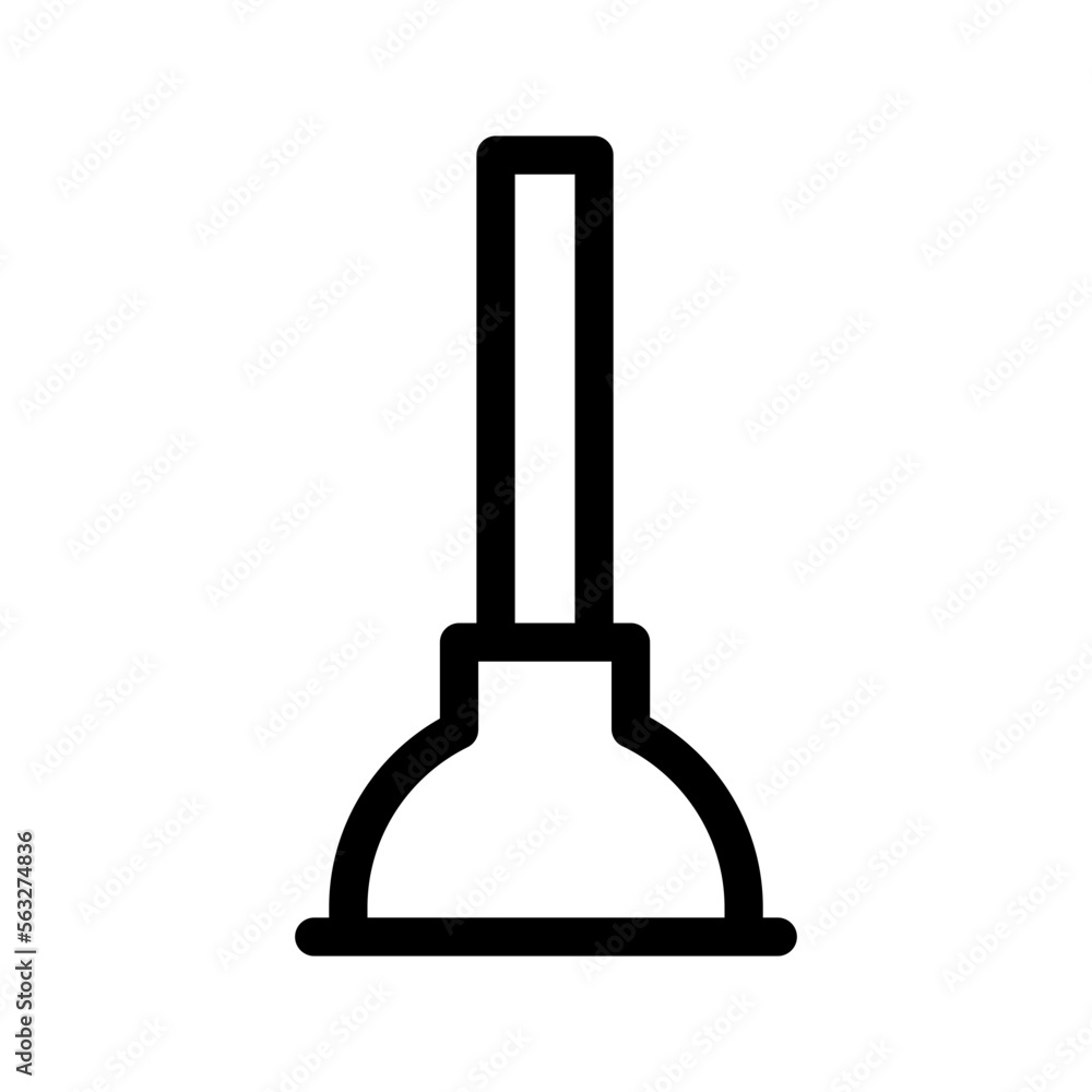 Plunger Icon Vector Symbol Design Illustration Plunger Icon Vector Symbol Design Illustration