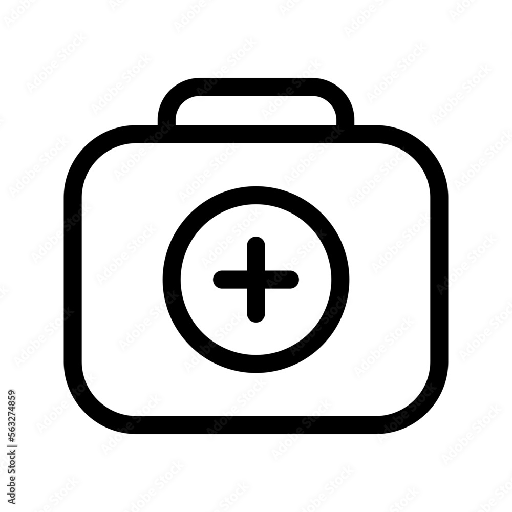 First Aid Box Icon Vector Symbol Design Illustration First Aid Box Icon Vector Symbol Design Illustration
