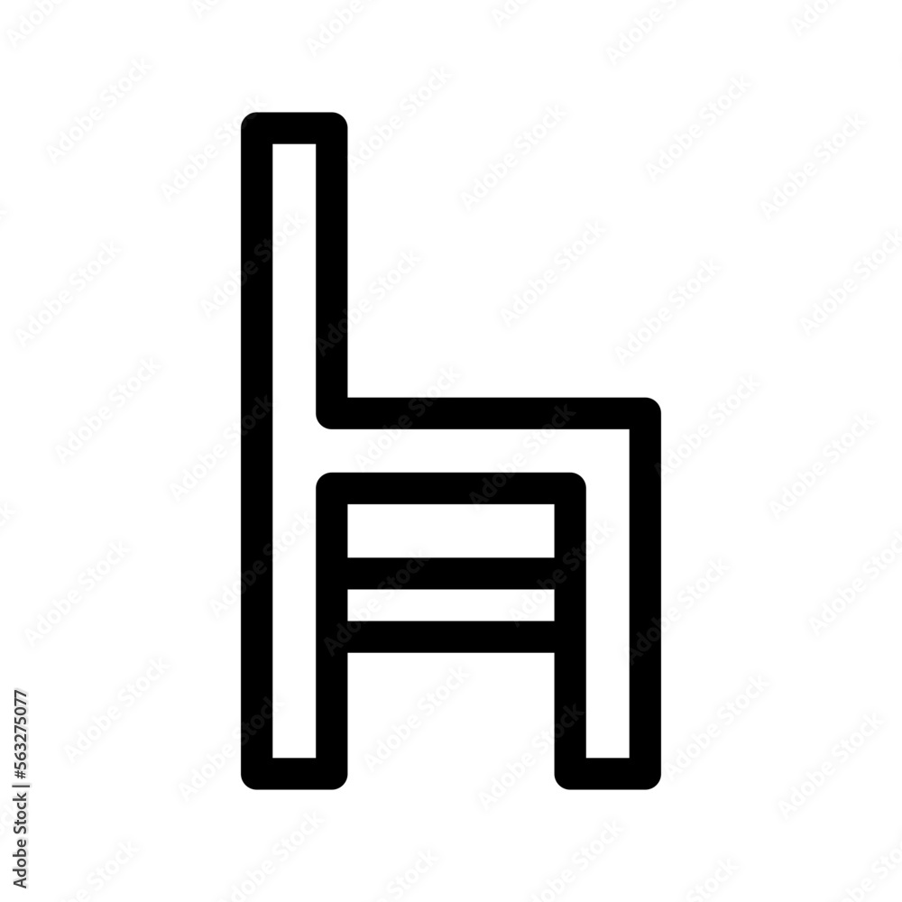 Chair Icon Vector Symbol Design Illustration Chair Icon Vector Symbol Design Illustration