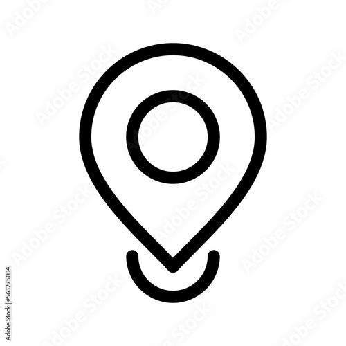 Location Pin Icon Vector Symbol Design Illustration