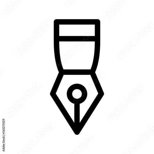 Ink Pen Icon Vector Symbol Design Illustration