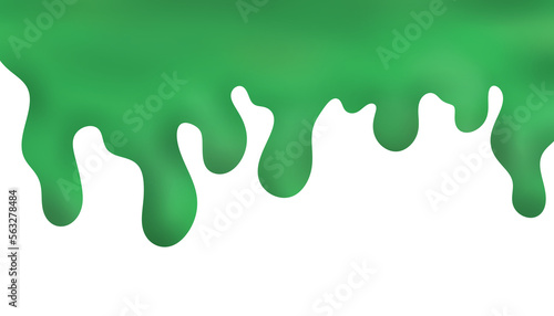 Fototapeta Naklejka Na Ścianę i Meble -  Green Paint Drops