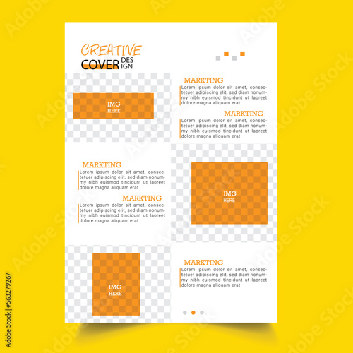 Annual Report Cover Template Free Vector
