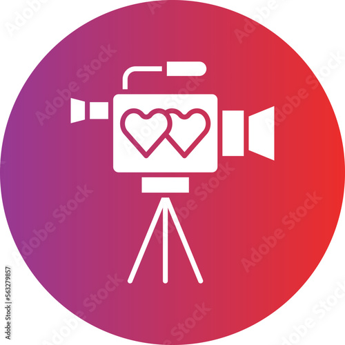 Video Camera Icon Style
