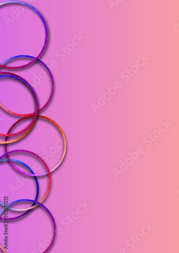 fond multicolore rose orangé