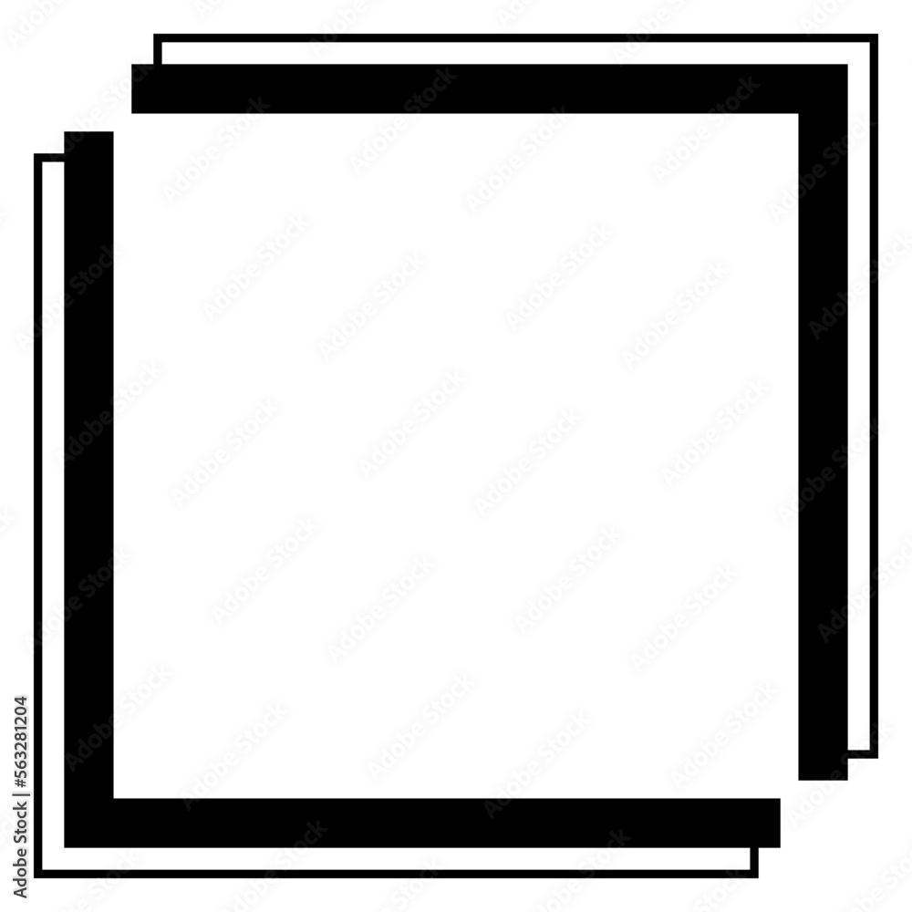 bold square frame
bold square frame
