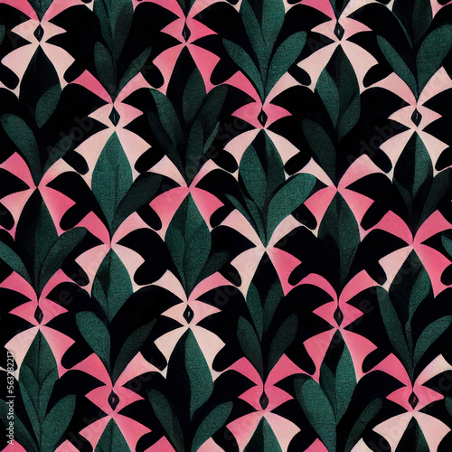 seamless floral pattern - quixie valery clay photo