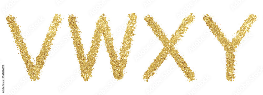 Gold V W X Y Gold V W X Y