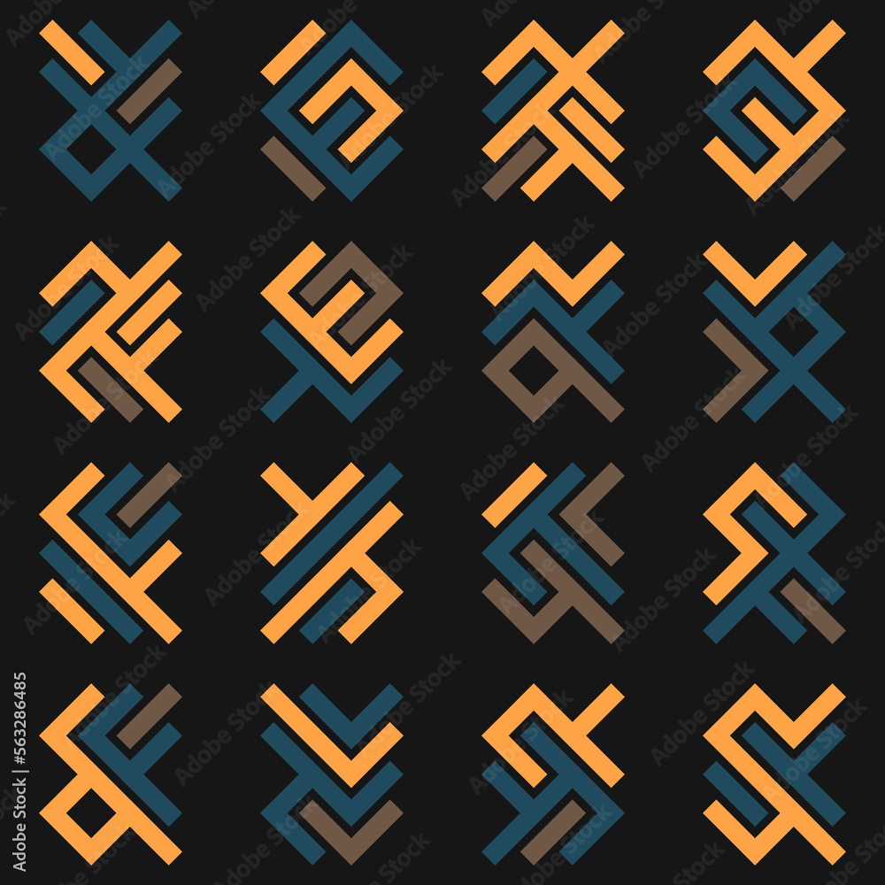 Asemic Glyph writing hieroglyph imitation abstract illustration Asemic Glyph writing hieroglyph imitation abstract illustration