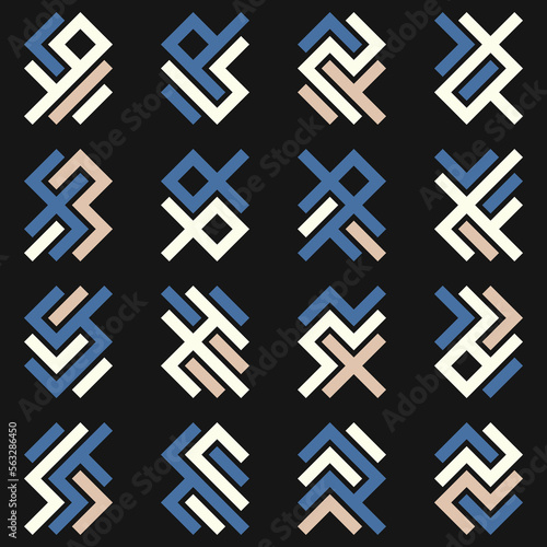 Asemic Glyph writing hieroglyph imitation abstract illustration
