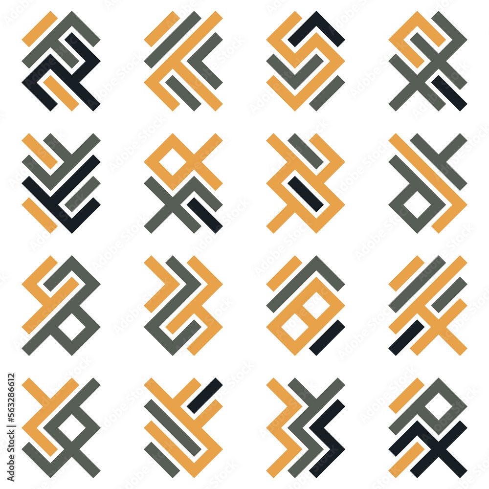Asemic Glyph writing hieroglyph imitation abstract illustration Asemic Glyph writing hieroglyph imitation abstract illustration