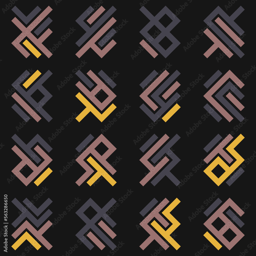 Asemic Glyph writing hieroglyph imitation abstract illustration Asemic Glyph writing hieroglyph imitation abstract illustration