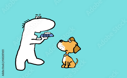 Eating your own dogfood - jargon cartoon