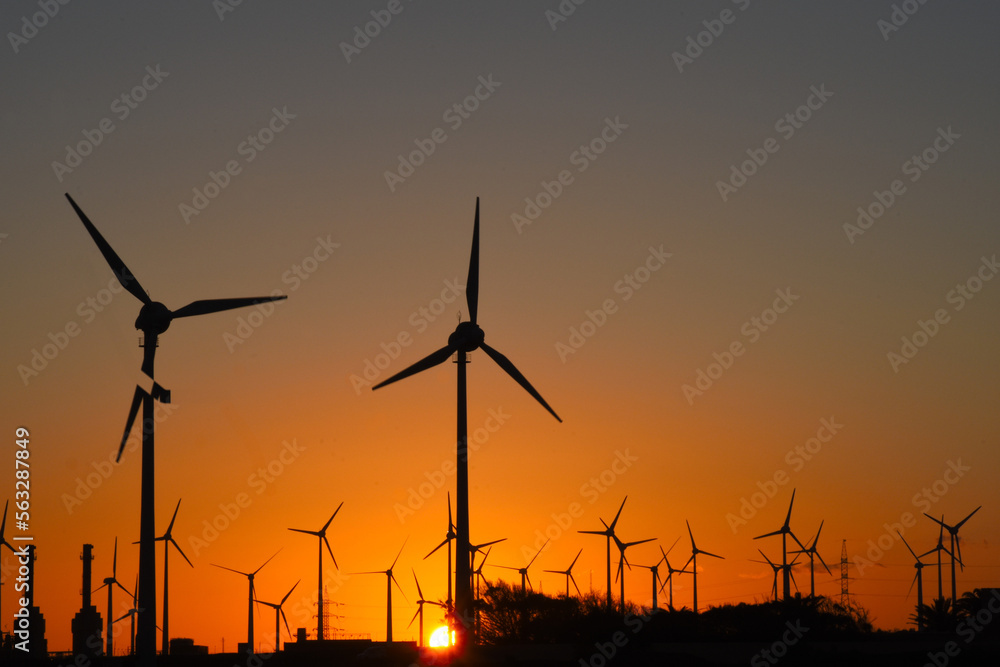 wind turbines